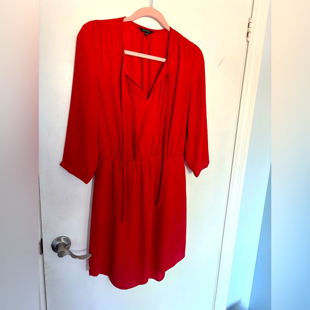 RW & co red dress with pockets
